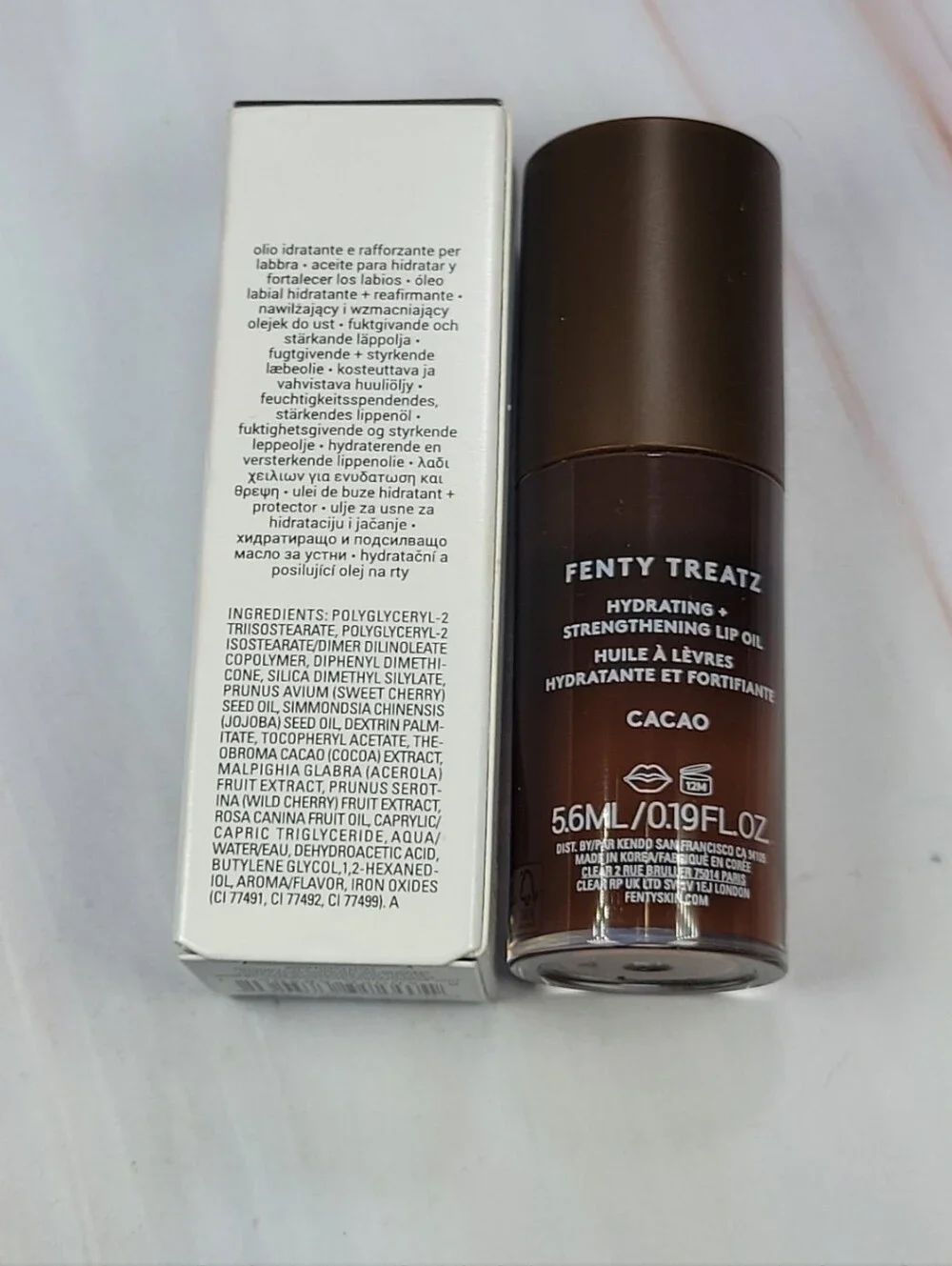 Fenty Treatz Hydrating and Strengthening Lip Oil in Cacao BNIB